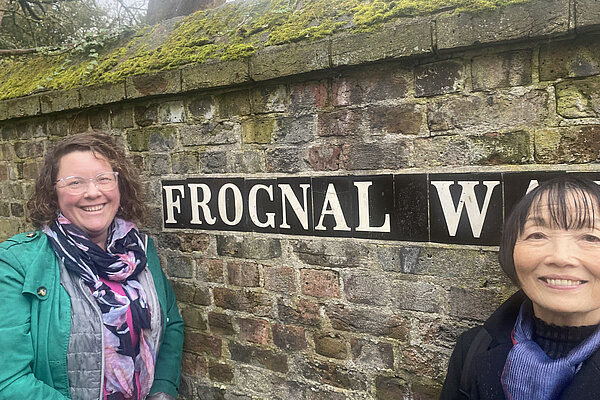 DR Sarah Horle and Cllr Linda Chung in Frognal