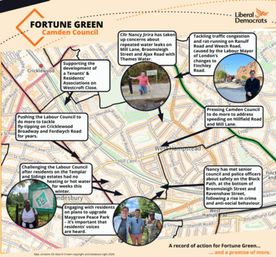 Fortune Green map