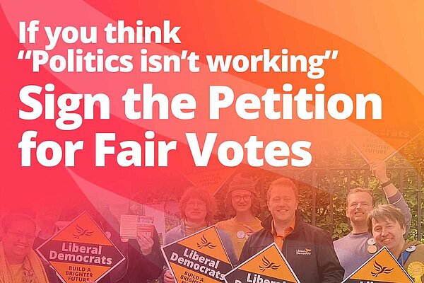 Sign the Petition for Fair Votes 