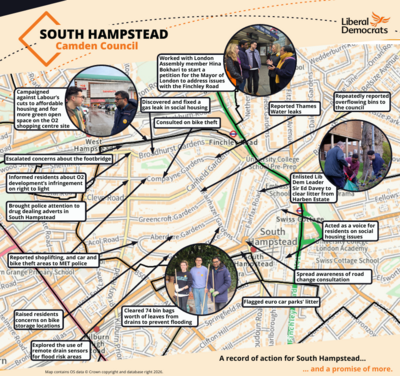 South Hampstead map
