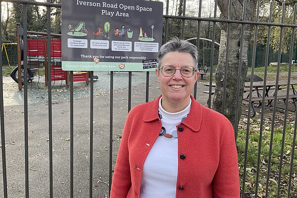 Janet Grauberg standing outside