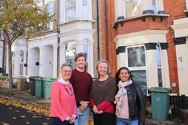 Katie, Janet, Patrick and Aarti