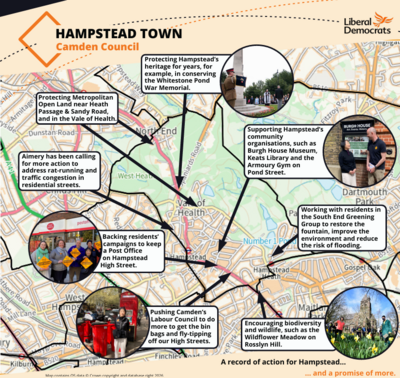 Hampstead map