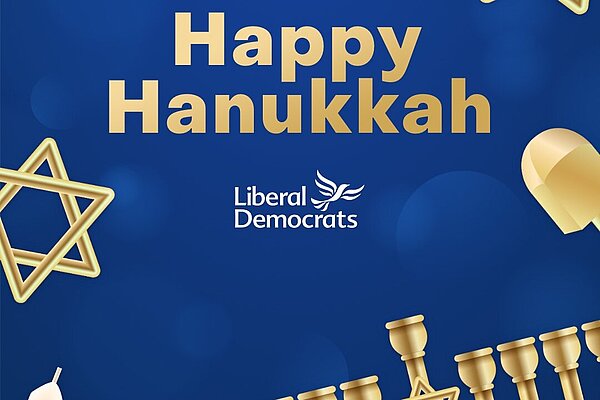 Hanukkah and Christmas Wishes from Camden Lib Dems
